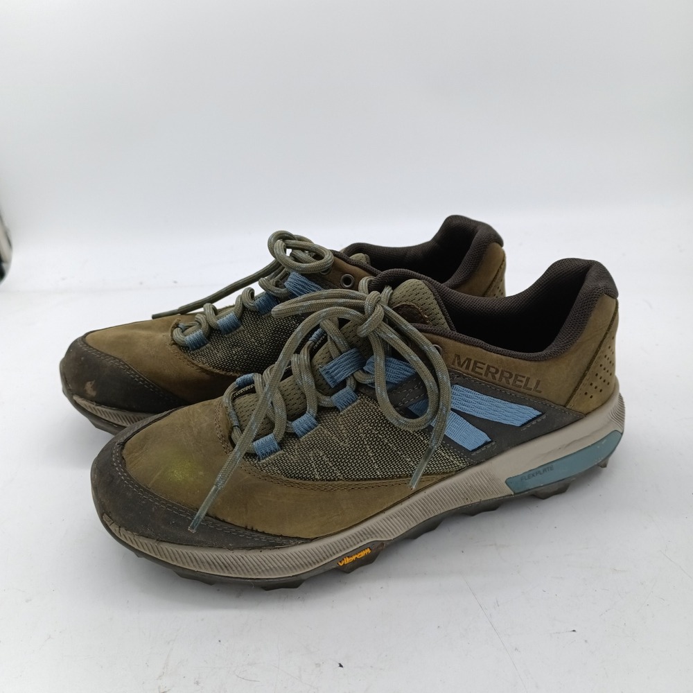 Merrell MQM Flex 2 Womens Hiking Shoes J18794 Olive Green   Size 7.5 Vibram s13